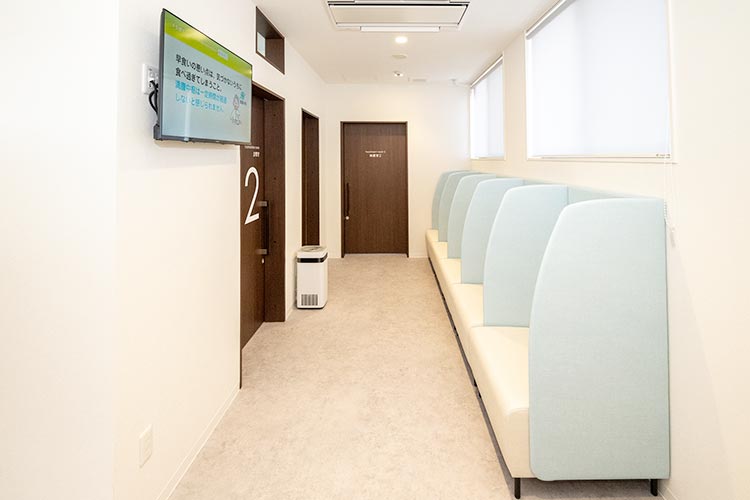 発熱外来待合室