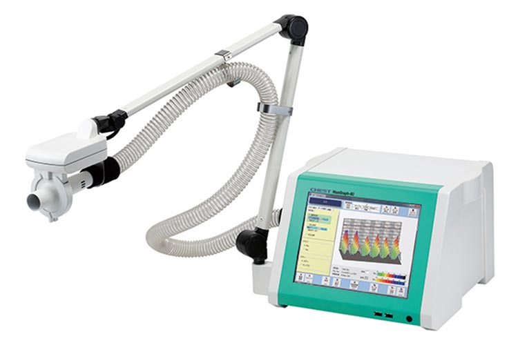 呼吸抵抗測定(モストグラフ)のイメージ