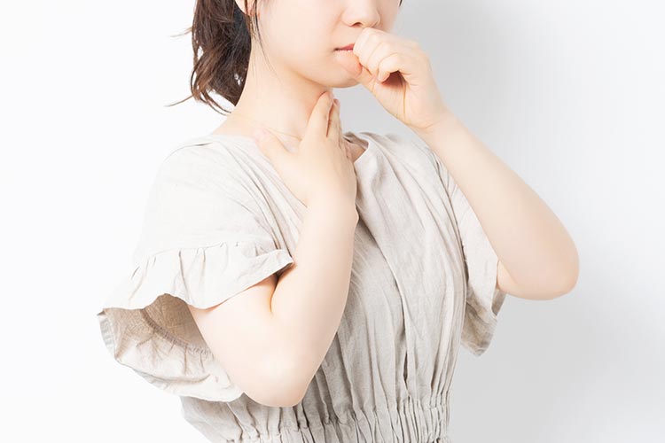 長引くせき（咳）のイメージ画像